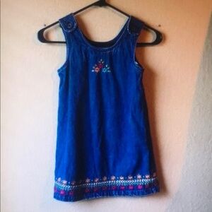 Denim Blue Kids Dress